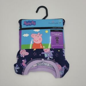 Peppa Pig Cuddl Duds thermal set size 5T